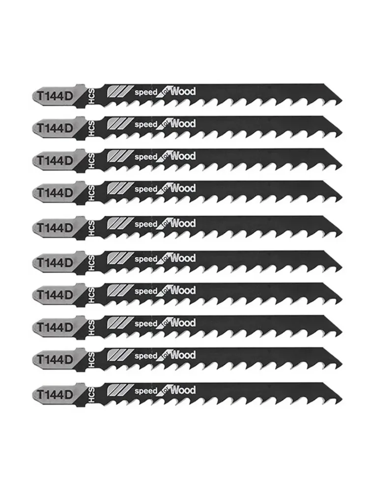 10 Stuks HCS Decoupeerzaagbladen T144D T-Schacht Diverse Zaagblad Voor Hout Plastic Snelle Snijgereedschappen - afbeelding 2