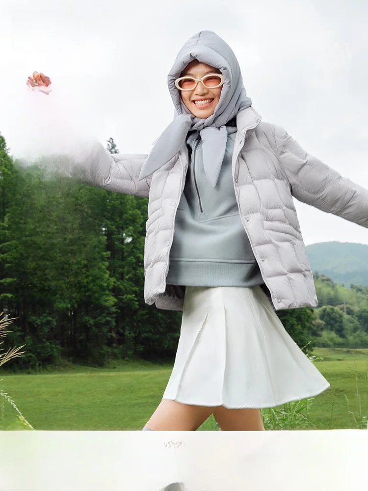 

Snow Flying 2026 Summer New Women's down Jacket Lightweight Warm Fashionable Simple Match All Korean Style City Casual Short ...