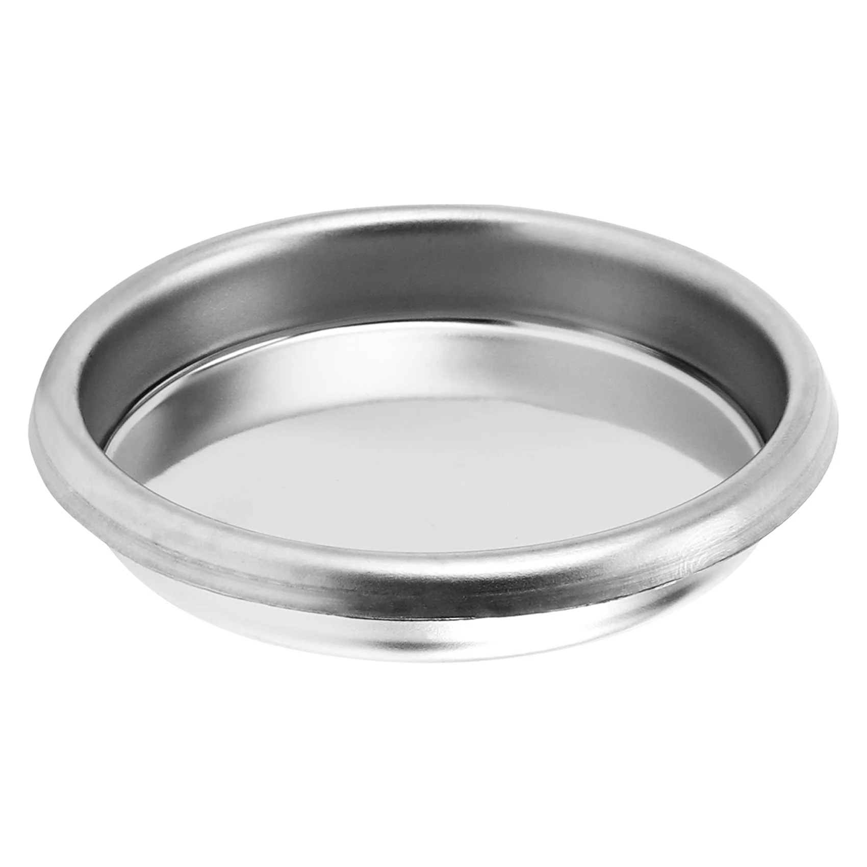 Filtro en blanco para máquina de café, accesorios de acero inoxidable para lavado a fondo, cuenco ciego, 58Mm