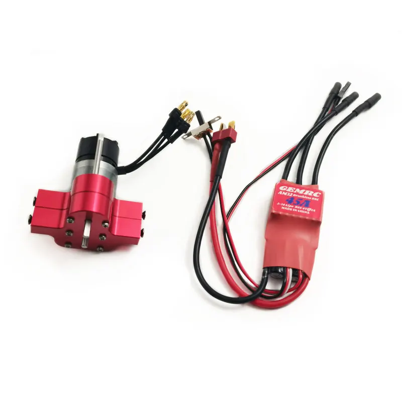 

GEMRC Brushless Gearbox 2322 Outer Rotor With 45A Am32 Brushless Esc For Wpl C14 C24 Mn 99 Rc Crawler Car Upgrade Part