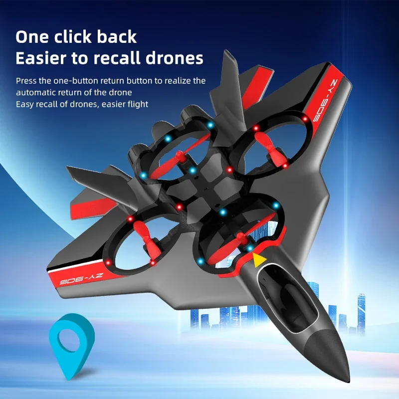 Zy905 360 degree stunt rotating hover remote control foam aircraft children's toy adult glider four axis aircraft UAV