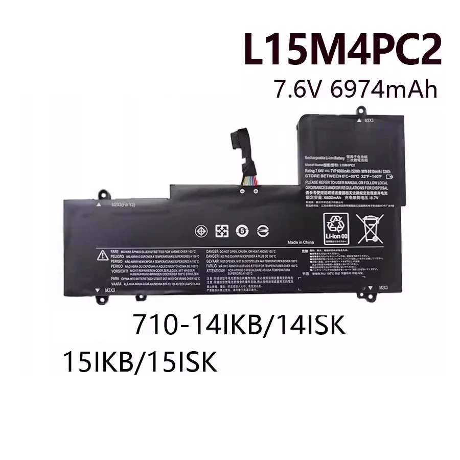 

For lenovo yoga 710-14isk 710-14ikb l15l4pc2 l15m4pc2 laptop battery