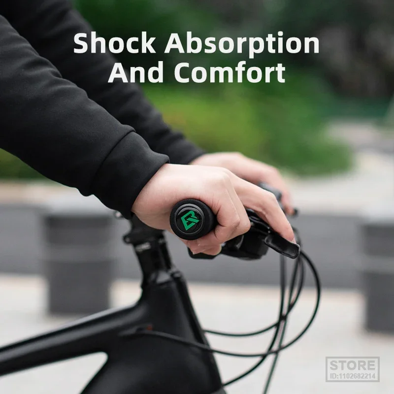 Rockbros ultraight apertos de bicicleta esponja manopla mtb punhos mountain bike lidar com guiador acessórios de ciclismo anti-skid