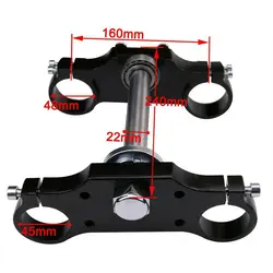 TDPRO Handlebar triple clamp Bar Riser 22mm 45/48 240L Front Fork 22mm handlebar for Apollo dirt pit bike Thumpstar SSR