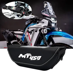 Motorcycle Handlebar Travel Bag Motorcycle Waterproof And Dustproof Handlebar Storage Bag For CFMOTO 450 MT