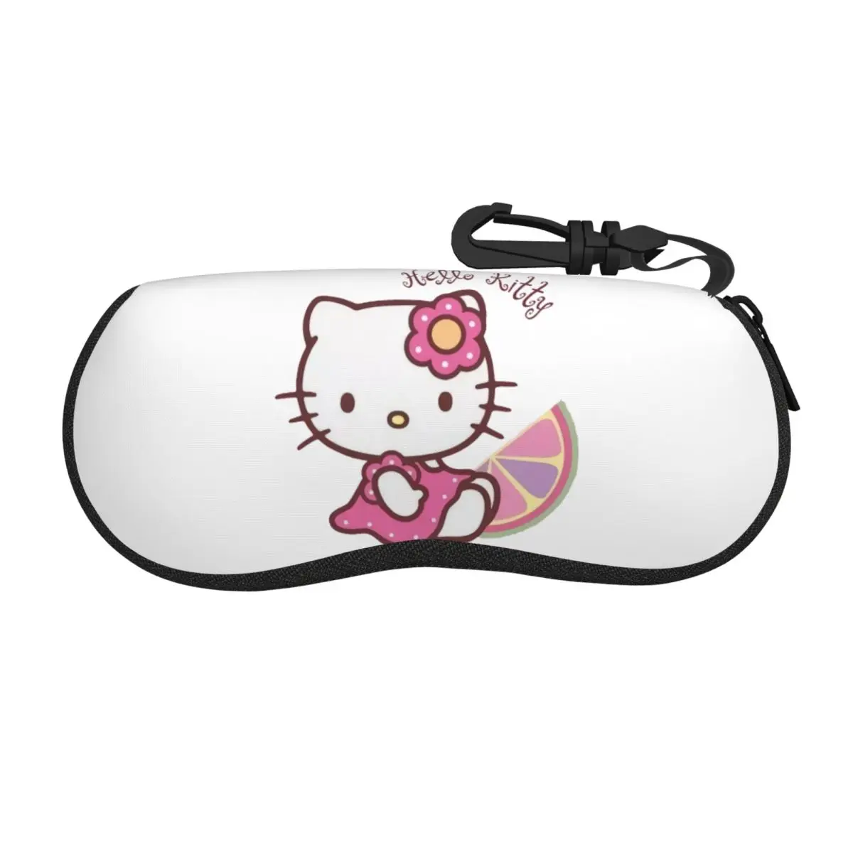

Пользовательский чехол для очков Sanrio Hello Kitty с рисунком в виде ракушки, унисекс, дорожный футляр для очков, защитная коробка для солнцезащитных очков