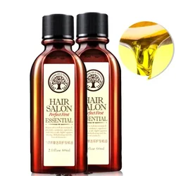 1/3/5pcs 60ml Natural Hair Essential Oil Damaged Hair for Split Ends Long Hair Organic Argan Oil Serum Nourish