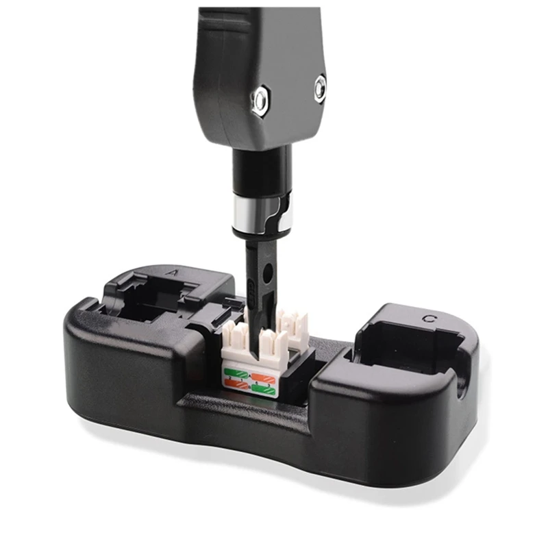 Outil de câblage universel RJ45 Cat6/Cat5e/Rj11 pour outil de câblage de support de poinçonnage de prise Keystone