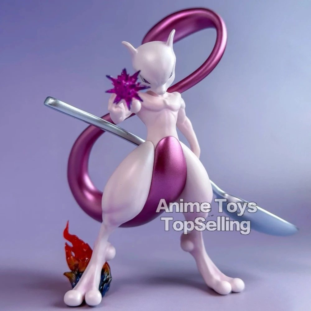 12cm/4.72in Anime Figures Pokemon Mewtwo Anime Action Figure Pvc Collection Model Toys Gifts