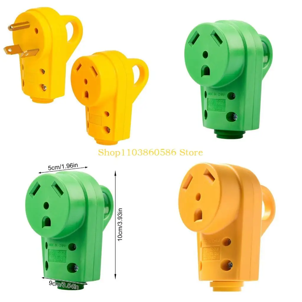 

242a замена RVS -leculetcule Plug 30a Мужская/женская заглушка RVS с эргономичной ручкой сцепления.