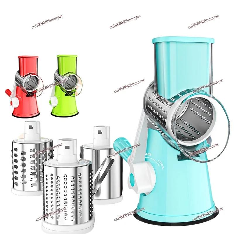 

Multifunctional Hand Crank Household Kitchen Manual Meat Grinder Vegetable Grater Slicer Roller Vegetable Cutter