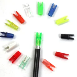 50pcs High Quality Plastic Arrow Pin Nocks Size S/L For ID4.2mm ID6.2mm ID3.2mm DIY Arrow Archery Accessory