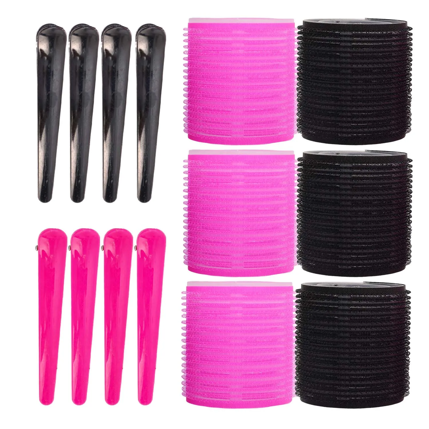 30-teiliges, hitzefreies Haar-Styling-Set, selbsthaltende Rollen, 18-teilige Lockenwickler und 12-teilige Clips, einfach zu verwendende Haarpflege-Schönheitswerkzeuge zum Selbermachen – Detail 1