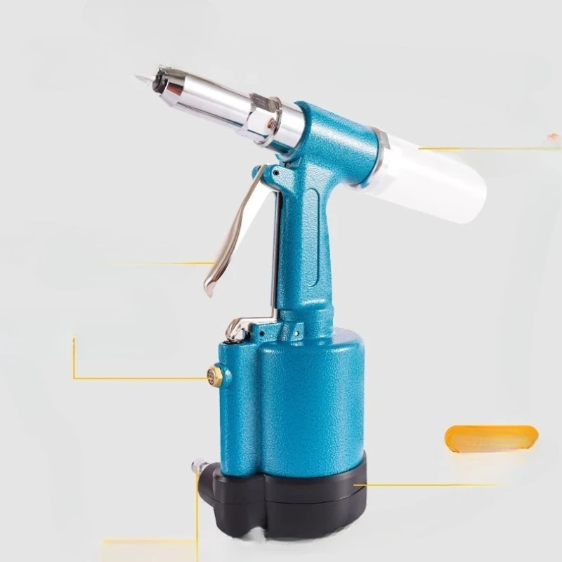 

Pneumatic nail gun, self-priming pneumatic rivet gun