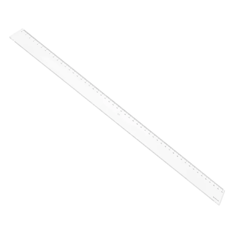 A34M-50Cm doorzichtig plastic meetliniaal met lange rechte centimeter