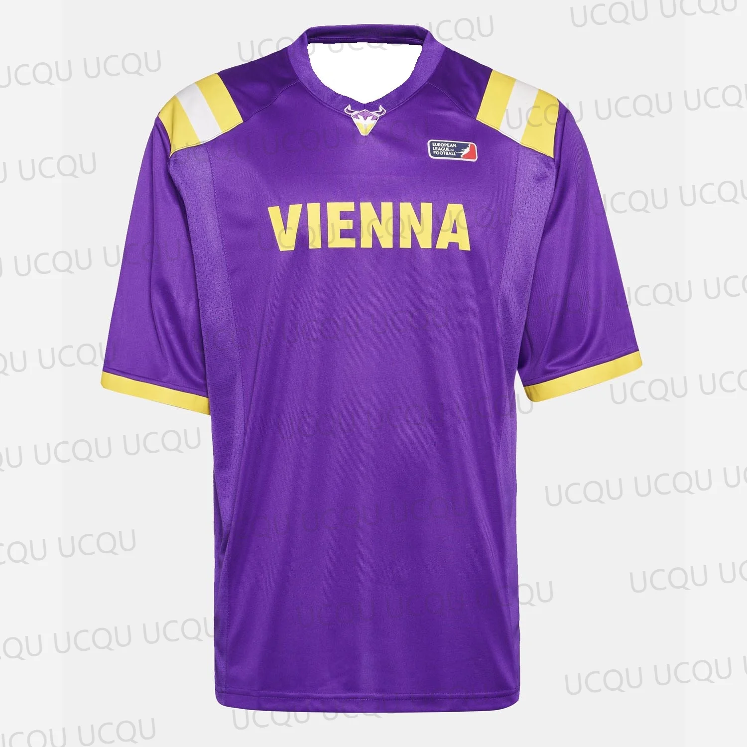 فيينا الفايكنج كرة القدم الأمريكية جيرسي 2025 حجم كامل مريح فضفاض صالح ملابس رياضية الرجال الكبار الشارع الشهير مروحة هدية