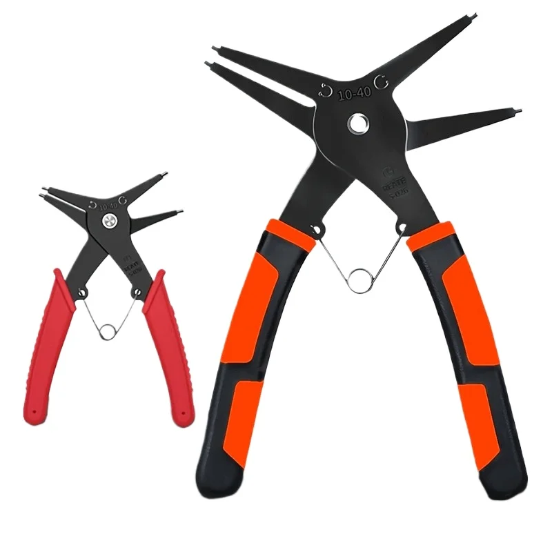 

Snap Ring Plier Type Circlip Pliers Multifunctional Crimp Tool Internal External Ring Remover Retaining Circlip Pliers Hand Tool