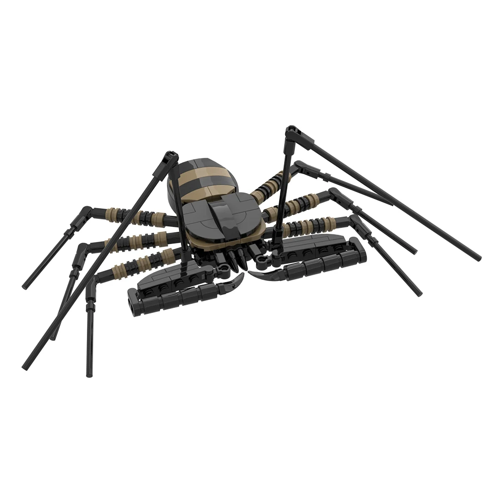 MOC Creativiteit Tailless Zweep Schorpioen Bouwstenen Model Biologische insecten Amblypygi Orde Bricks Gemonteerd Speelgoed KINDEREN Gift