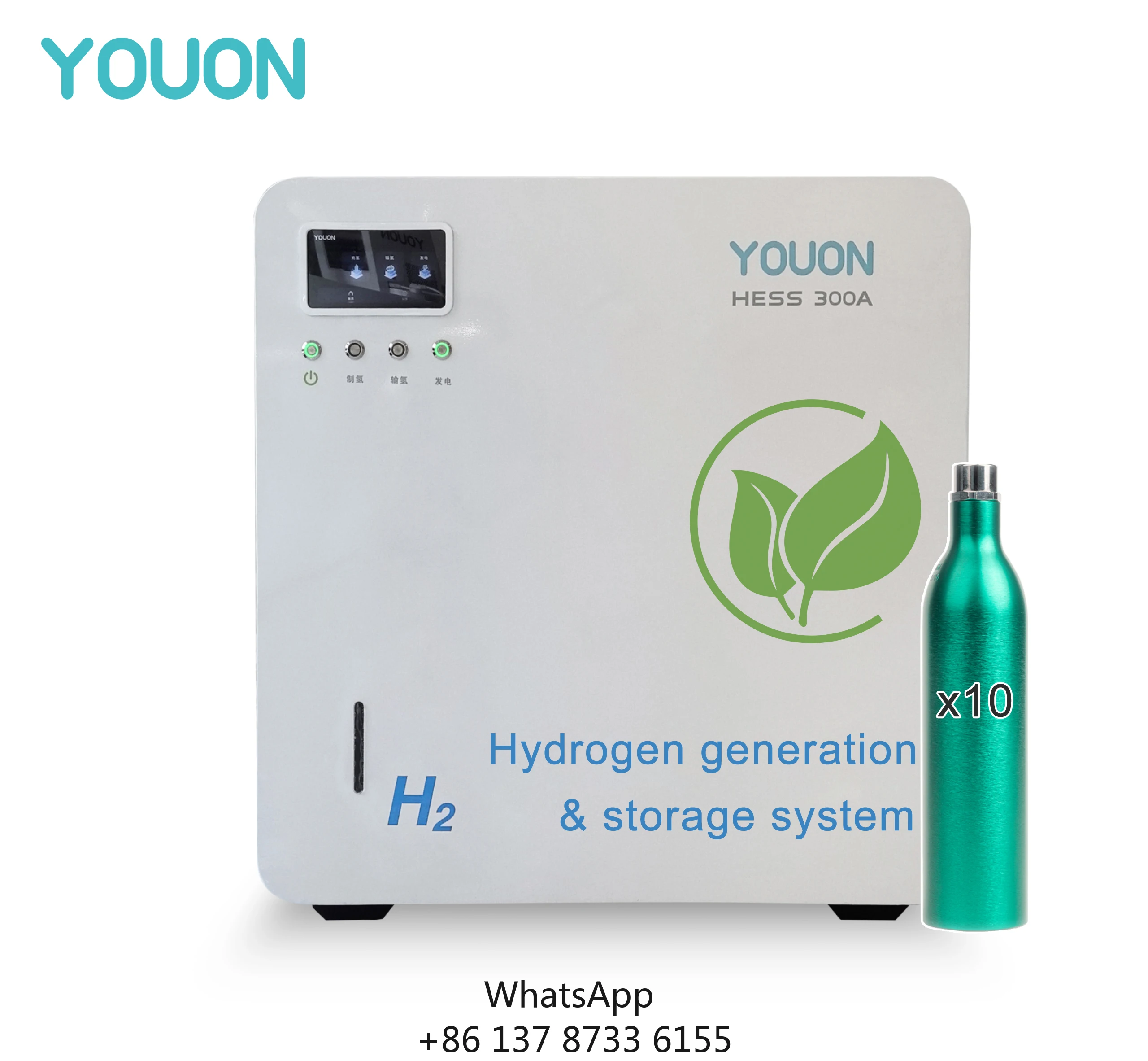 Small Working Pressure 1MPa Compact Hydrogen Refueling Station Water Electrolyzer Plant With Alkaline Electrolytic Cell