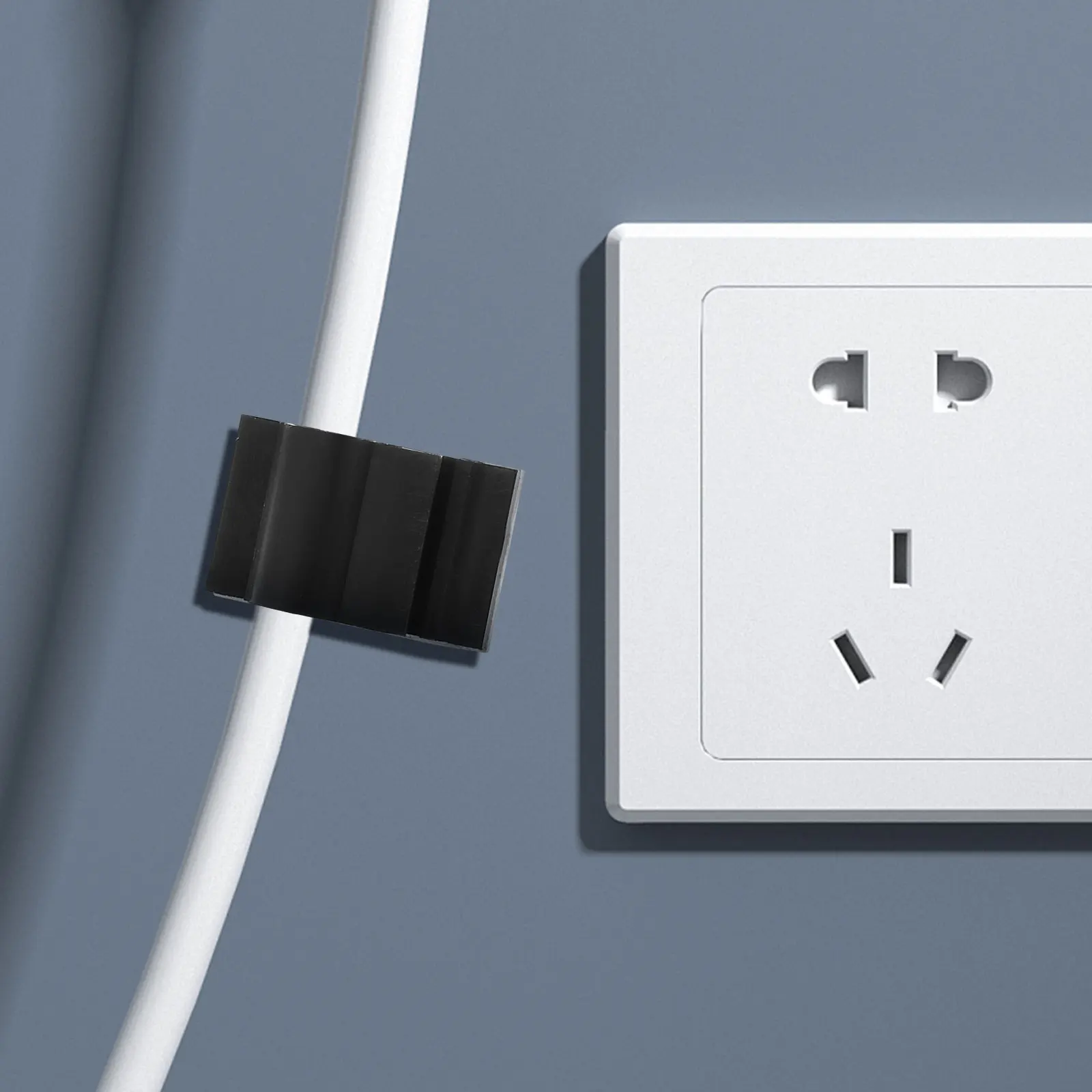 

50Pcs Cord Organizers Self Adhesive Cable Clips for Desk Home Office Wire Management Tidy Solution Cable Management