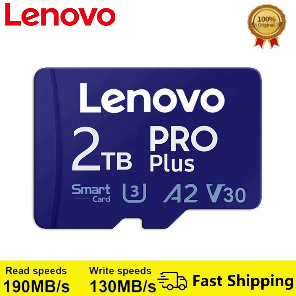 Lenovo 2TB High Speed Memory Card 1TB 512GB 256GB Class 10 Micro TF SD Card 1TB SD Memory Card For Nintendo Switch Phone/Ps4