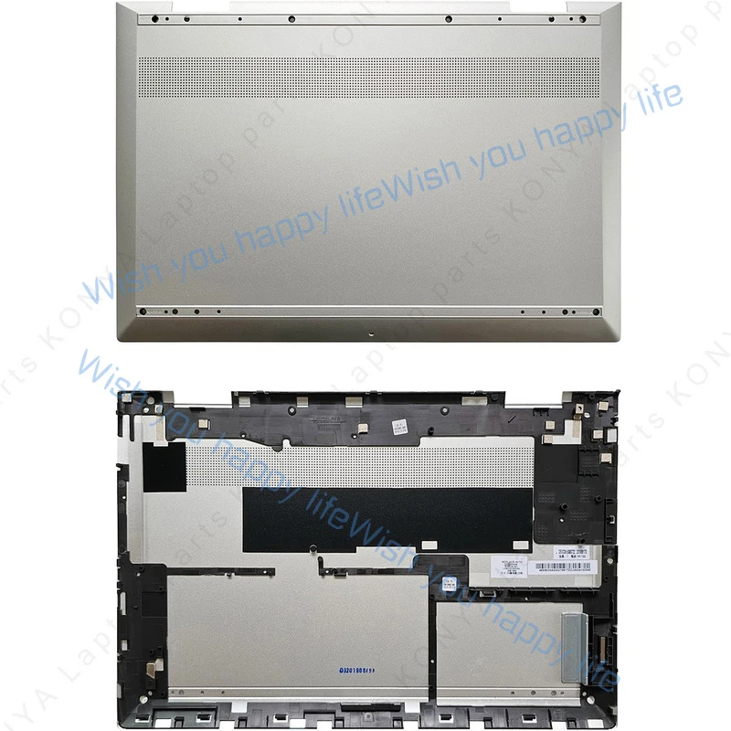 L... For HP ENVY X360 15-CN 15-CP 15-AG TPN-W134 Laptop Bottom Base Cover Lower Case