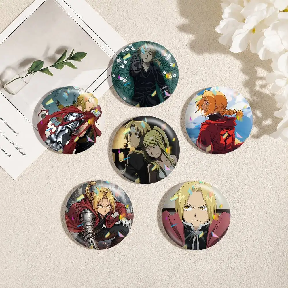 Anime F-Fullmetal Alchemist 25mm 32mm 44mm 58mm 75mm Brooches Badges Pins for Accessories Gift