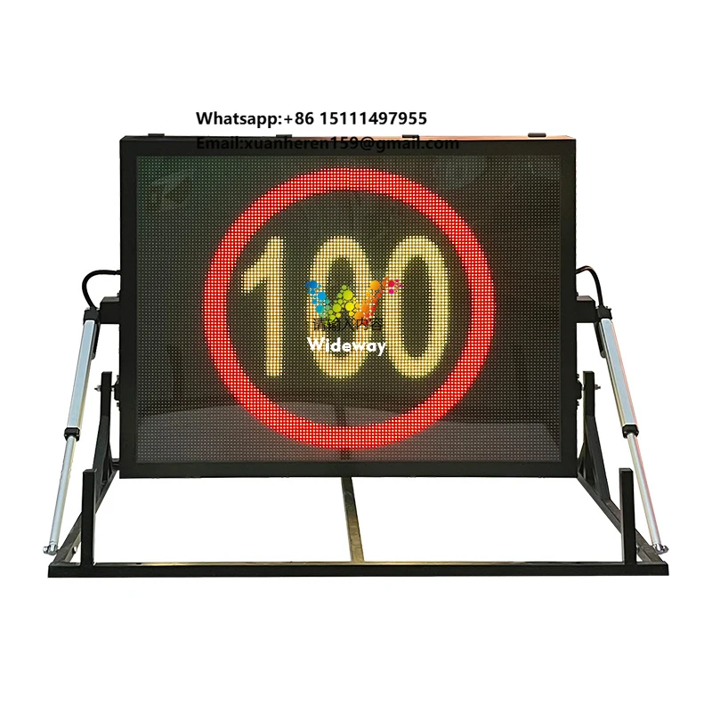 Road Construction Traffic Supervision Truck Installation Dynamic Variable Information Sign LED Outdoor Vehicle Traffic Display