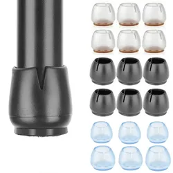 16Pcs Silicone Chair Leg Floor Protectors with Non-slip Felt, Furniture Cups for Hardwood Floors, Protect Floors from Scratches