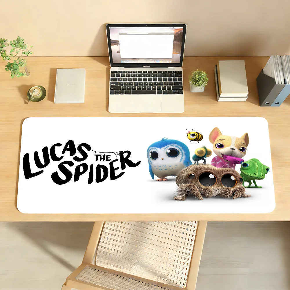 Cartoon Lucas the Spider Mouse Pad Computer Laptop Rubber Non-slip Mouse Mat Mousepad Gamers Decoracion Desk Mat