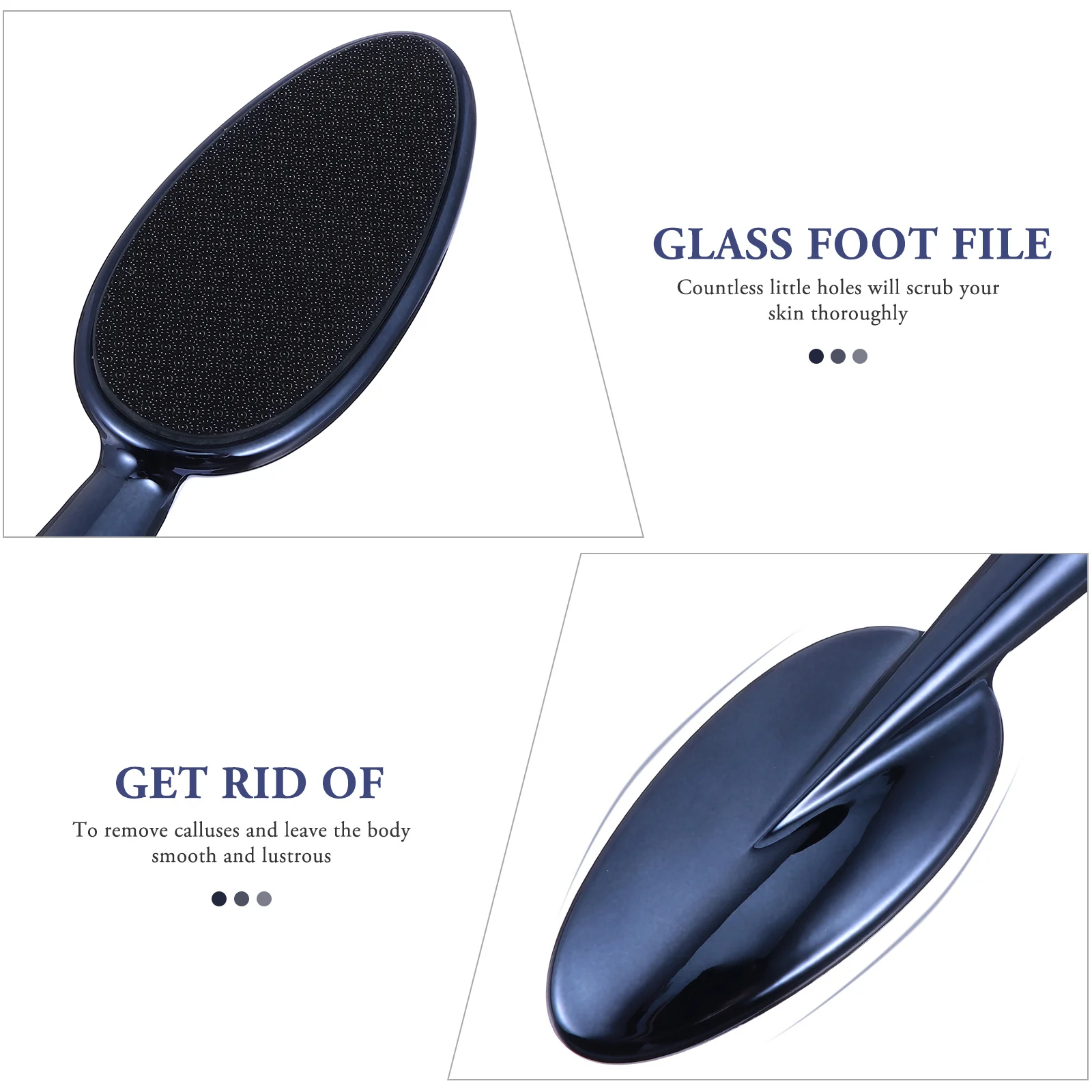 

1Pcs Nano Glass Callus Foot File Ergonomic Rasp Dead Skin Remover Cracked Skin Tool Pedicure Soft Feet Exfoliating Foot Care