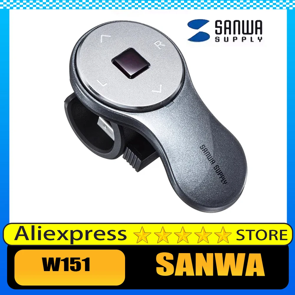 

Sanwa Ring Wireless Mouse Dual-Mode Bluetooth Charging Mini Air Flying Squirrels Finger Mouse PPT Lazy Office Pc Gifts