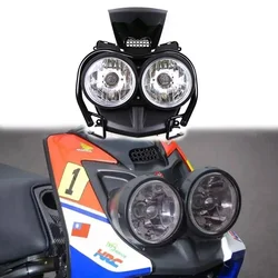 Faros delanteros de plástico para motocicleta, piezas de Kits de accesorios para Yamaha BWS125, BWS 125, LDE +, 2011, 2012, 2013, 2014, 2015, 2016, 2017, 2018