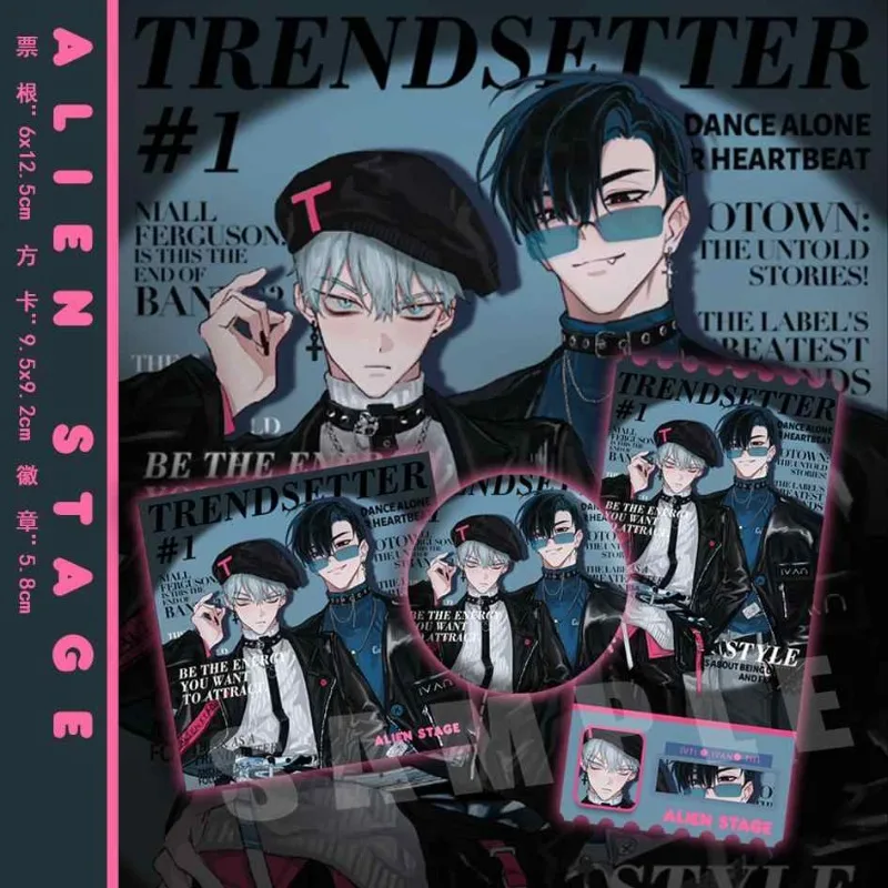 الغريبة المرحلة Ivti إيفان حتى Xavier زر دبوس لطيف أنيمي شخصية الكرتون بروش شارة ظهره اكسسوارات بطاقة كعب