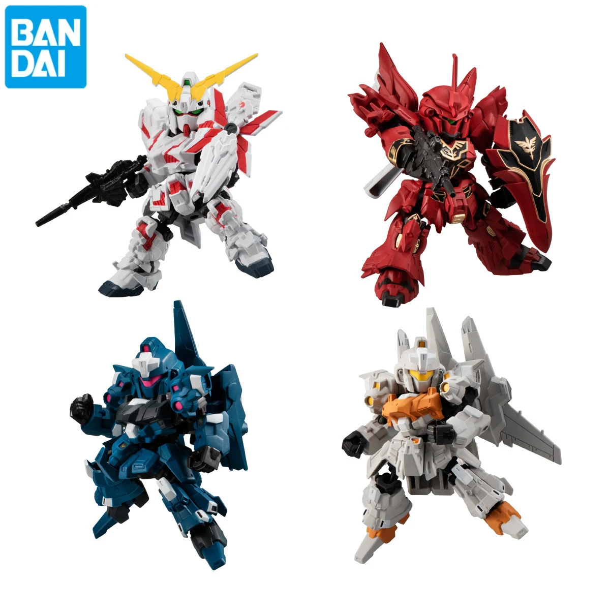 

Bandai Food Play MJG MOBILITY JOINT Gundam Vol.3 UNICORN Sinanju Great Demon Action Figure Brinquedos Model