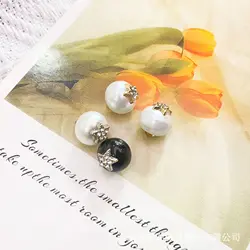 6pcs- 10mm Round Pearl Sewing Button For Clothing Shinny Star Accessory Handmade DIY Material Decoration