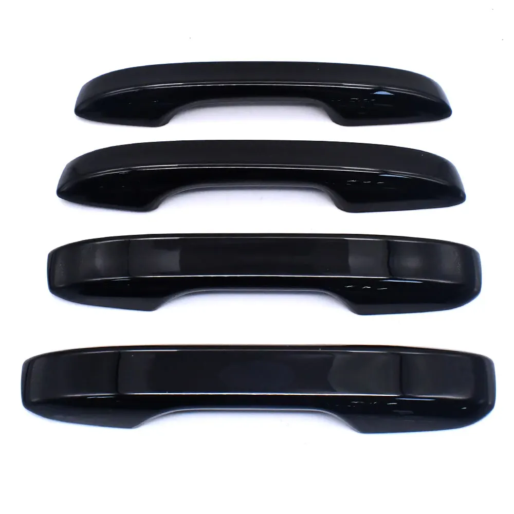

For Honda Civic 11th Gen 2022 2023 2024 Car Carbon Fiber Style Exterior Door Handle Moulding Cover Trim w/Keyless Entry Decor