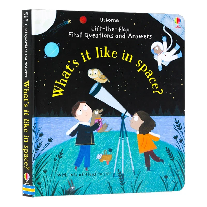 

Questions And Answers What's It Like In Space, Children's aged 3 4 5 6, English Popular science picture books, 9781474920520