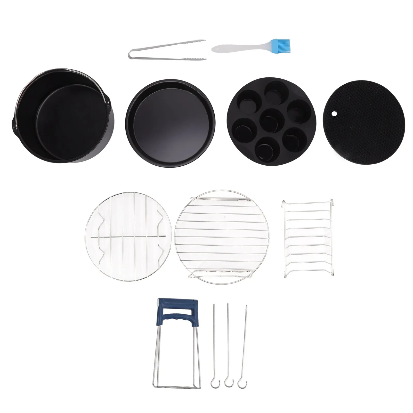 Home for Air Fryer Pans Set Wide Compatible Heatproof  Stainless Steel For Air Fryer Pans Set Easy Cleaning for Restaurant