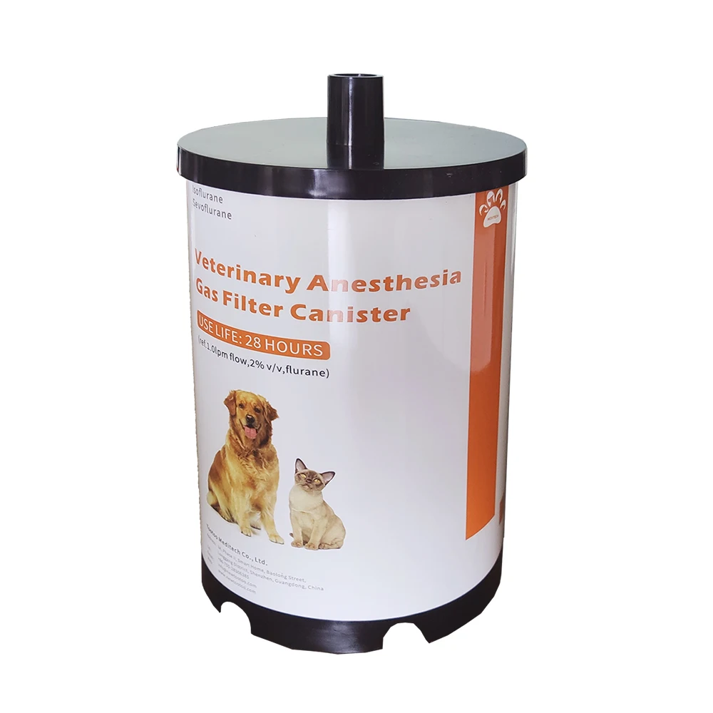 Disposable Filter Canister Built-in Filter Sponge Prevent The Anesthetic Contamination of The Operating Room Tothe Veterinarian