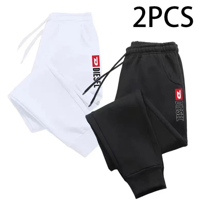 

Men's casual two-piece set of fashionable sports pants, popular sports pants, men's jogging sports pants, running sports pants