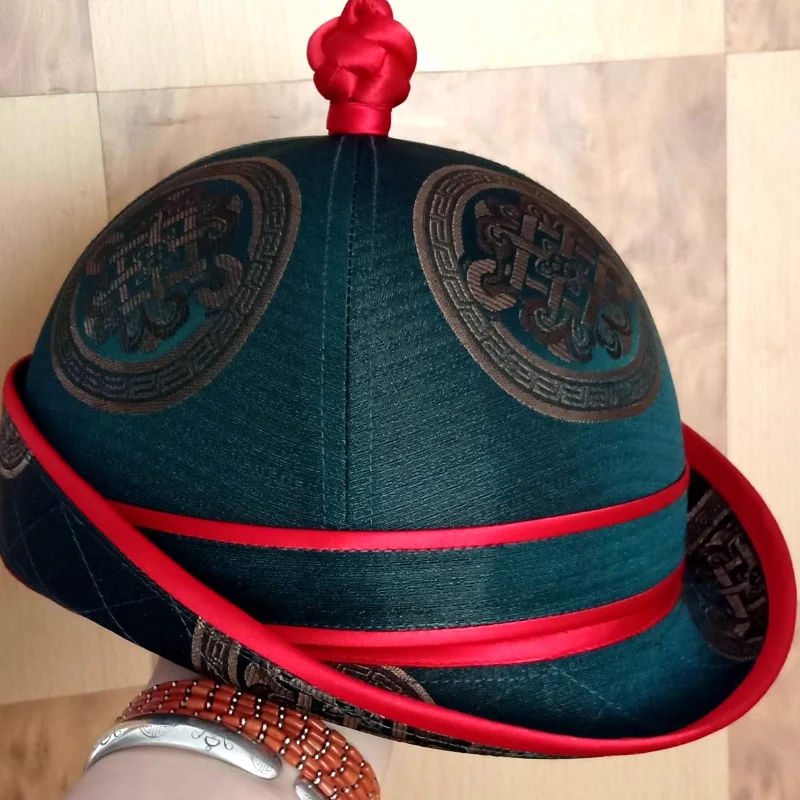 Chinese Mongolian Elements Unisex Ethnic Style Hat
