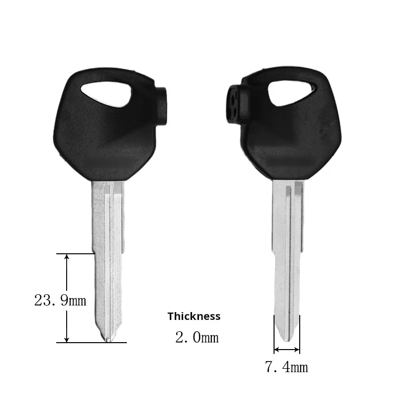 Suzuki motorcycle key, suitable for: Suzuki first generation scooter key embryo (including magnet).