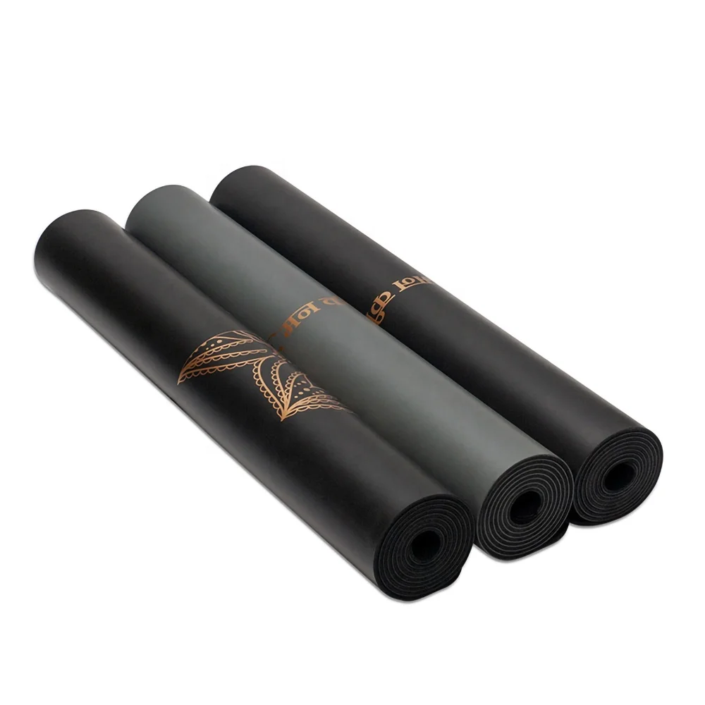 

New Print Natural Rubber Custom Gym PU Yoga Mat Product Customized Logo Nonslip Manufacturer Gymnastics Yoga Mat