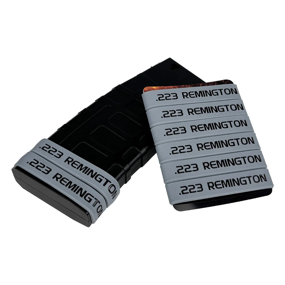 6 Pack Magazine Marking Band for 223 REM Magazine Marking Rubber Band Muti-Colors Convenience For Gun Safety