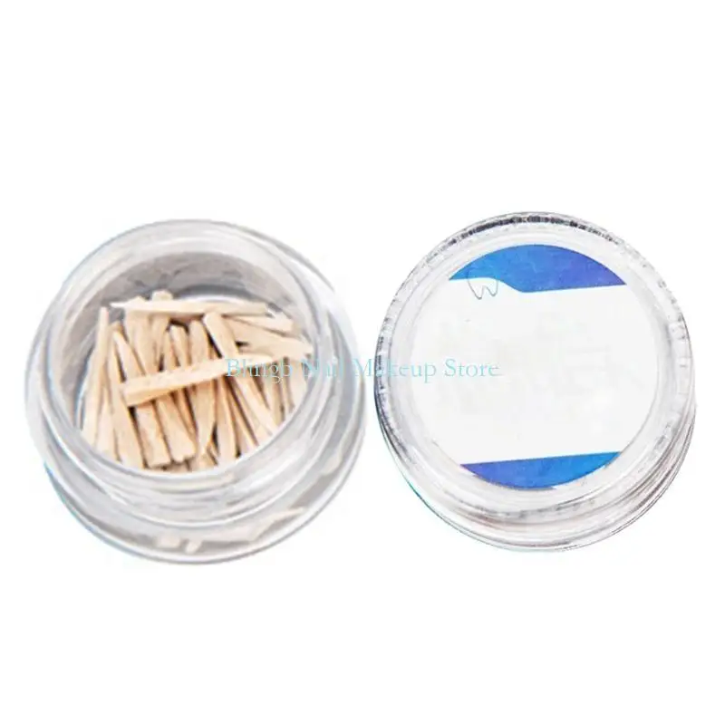 28TA 25/50 Pcs Dental Wedges for Restoration Interdental Wedges Wedges Teeth Interproximal Wedges