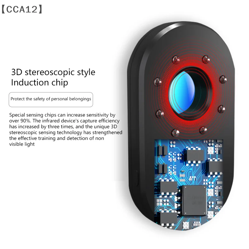 Anti Candid Hidden Camera Detector Security Protection Bug Discreet Spy Professional Infrared Presence Sensor Invisible Gadgets