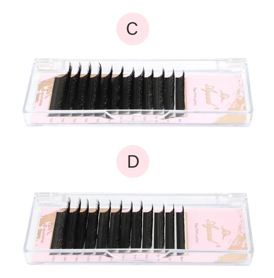AGUUD Braune 4D W Wimpern YY 3D 4D 5DW geformte Spike Clover Wimpernverlängerung 3D Fairy Blooming Natural Woven YY Einzelwimpern – Detail 12