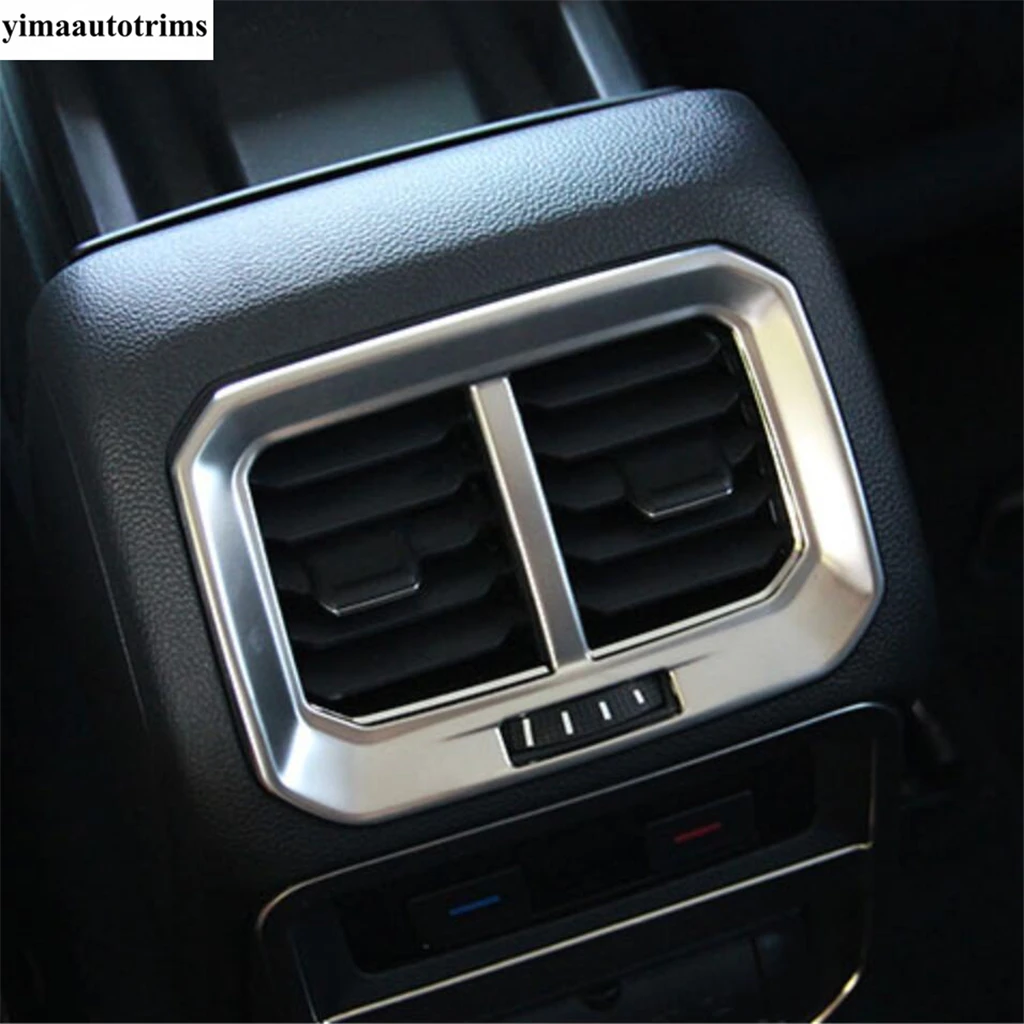 Car Rear Armrest Box Air Conditioning Outlet Vent Frame Cover Trim For Volkswagen VW Tiguan MK2 2016 - 2023 Interior Accessories