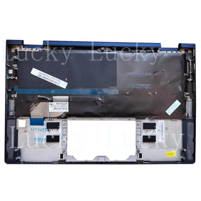 f   US Keyboard&PalmRest For HP Elite Dragonfly G2 M42280-001 with backlit Blue Used